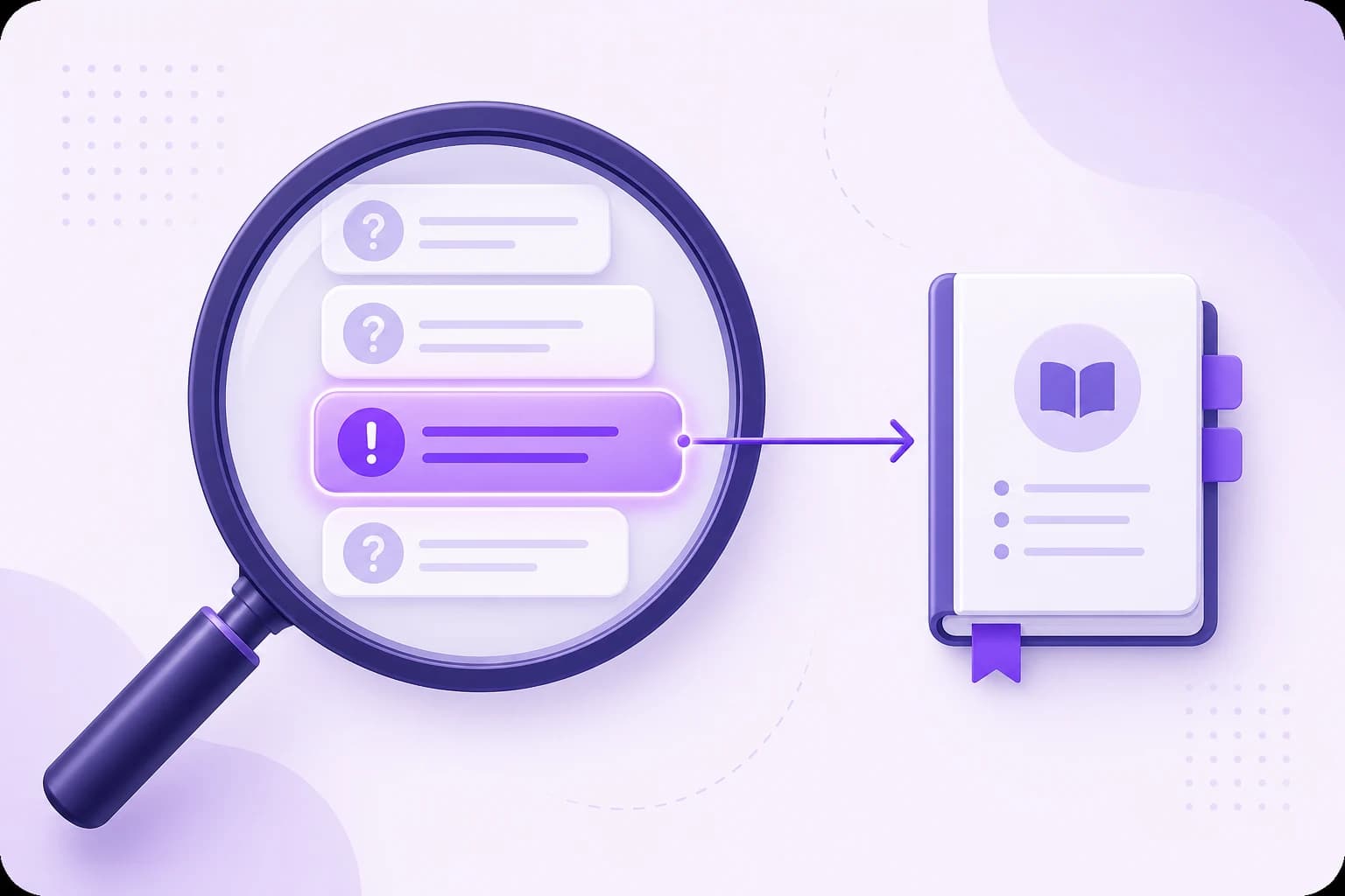 Reviewing transcripts to find knowledge base gaps