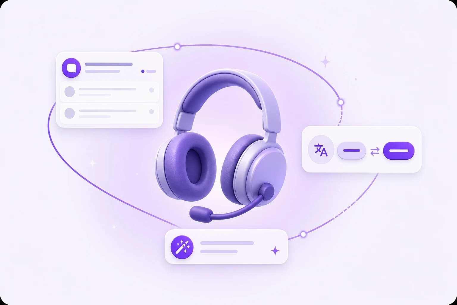 AI-assisted live chat with reply suggestions and translation