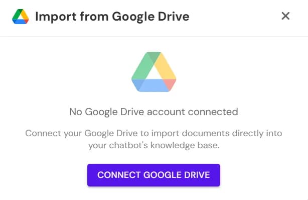 Connect Google Drive Account to Ultimo Bots