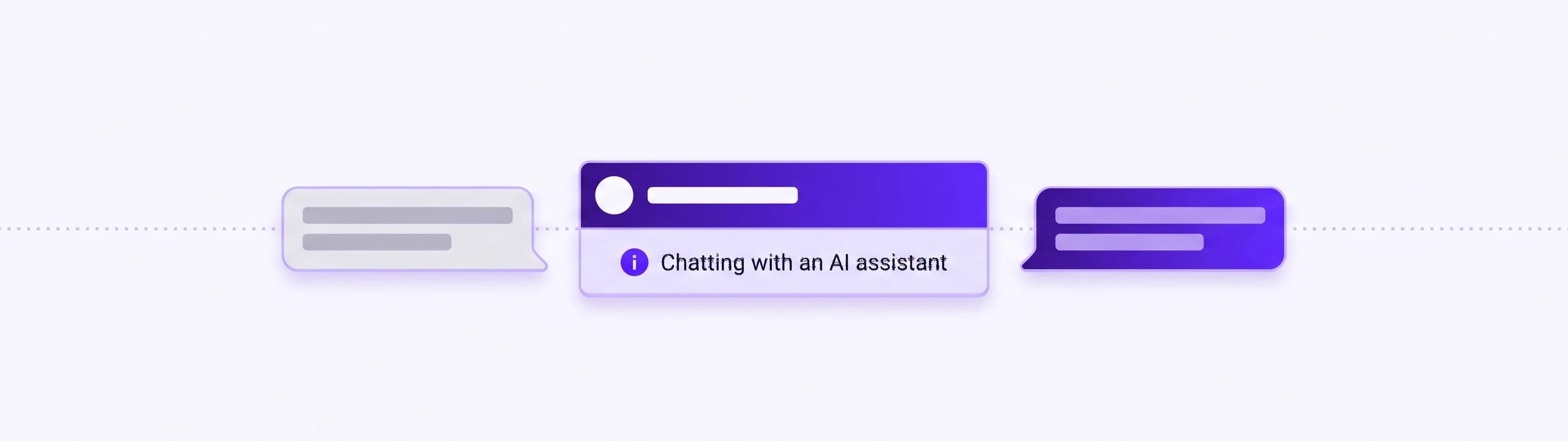 Website chat window showing the notice You are chatting with an AI assistant under the header